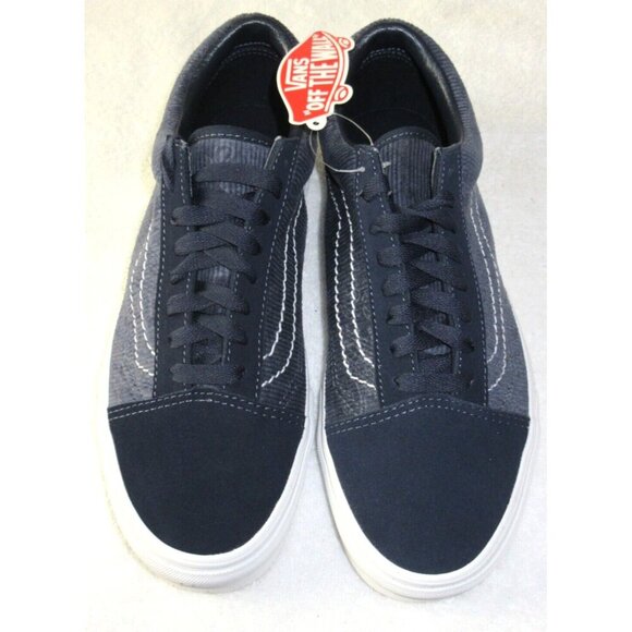 Vans Men's Old Skool Paisley Parisian Night Blue True White Size 8 NIB - Picture 3 of 5